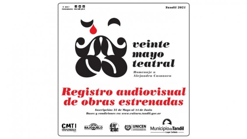 Mayo Teatral 20º Edición: registro audiovisual de obras estrenadas